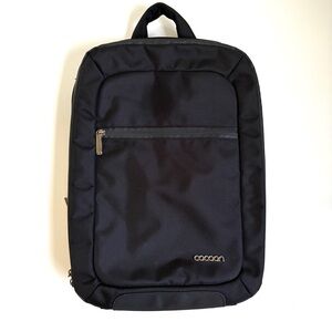 Cocoon | Black Slim Minimal Laptop Tech Backpack